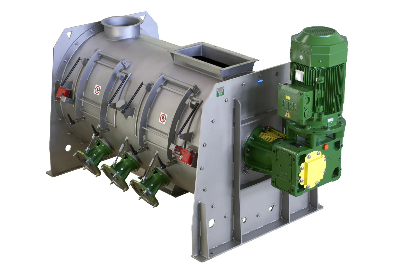 Dettaglio 1 del miscelatore industriale KB2PC01300DD MC² — PRODUZIONE DI FERTILIZZANTI DA DIGESTATO DI BIOGAS.