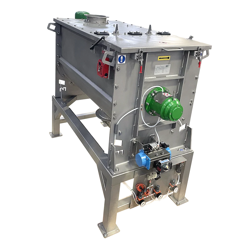 Dettaglio 1 del miscelatore industriale RB2RC00250DD MC² — MISCELAZIONE DI MEDICATI VETERINARI