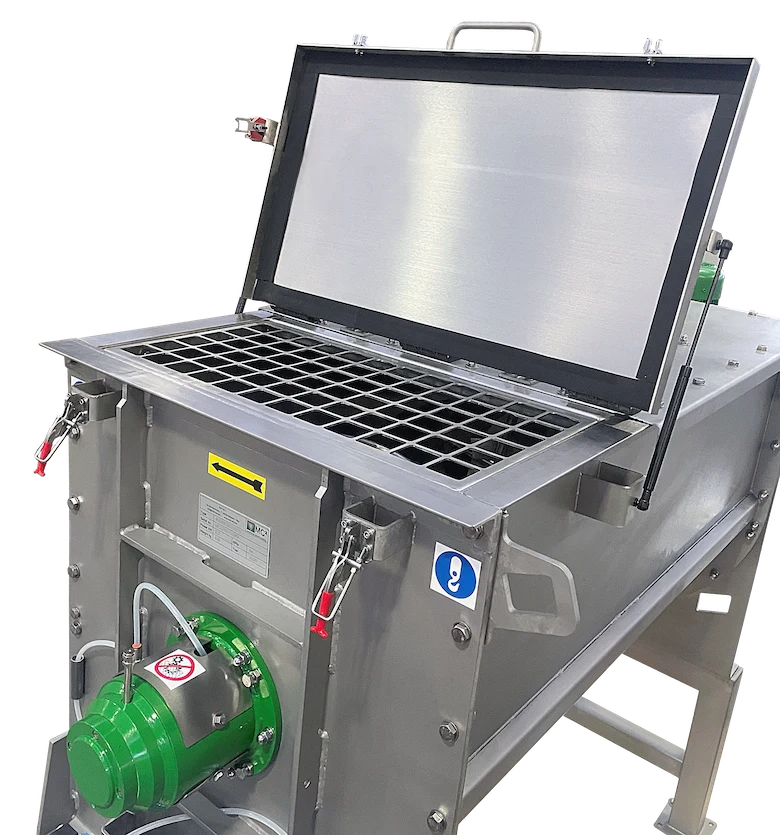 Dettaglio 2 del miscelatore industriale RB2RC00250DD MC² — MISCELAZIONE DI MEDICATI VETERINARI