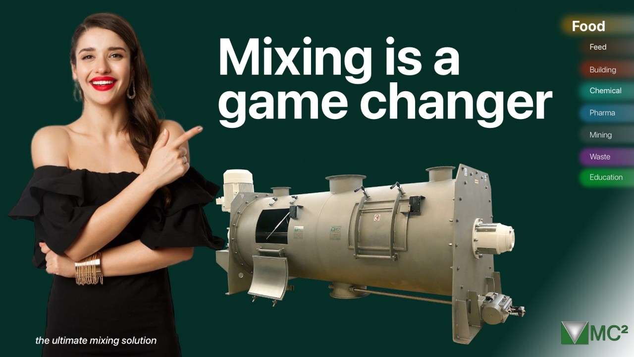 Mixing is a game changer: miscelatore MC² per l'industria alimentare
