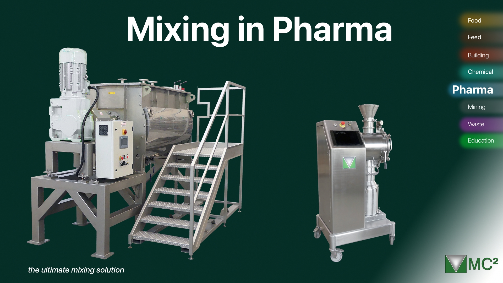 Newsletter Mixing in the pharmaceutical industry